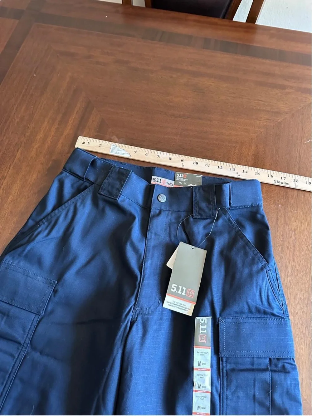5.11 Tactical Ripstop TDU Cargo Pants Dark Navy Men’s Medium Short New With Tags